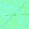 Mapa topográfico Gosberton Clough, altitud, relieve