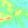 Mapa topográfico Daniel Boone, altitud, relieve