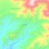 Mapa topográfico Menggala, altitud, relieve
