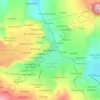 Mapa topográfico Matlahuacaloca, altitud, relieve