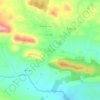 Mapa topográfico Esperança, altitud, relieve