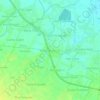 Mapa topográfico Blang Beureueh, altitud, relieve