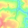 Mapa topográfico Geriaçu, altitud, relieve