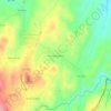 Mapa topográfico Relva da Asseiceira, altitud, relieve