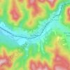Mapa topográfico Кострина, altitud, relieve