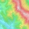 Mapa topográfico Sogno, altitud, relieve