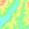 Mapa topográfico Matkins, altitud, relieve