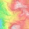 Mapa topográfico Asin, altitud, relieve