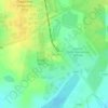 Mapa topográfico Oragadam, altitud, relieve