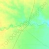 Mapa topográfico Gandai, altitud, relieve