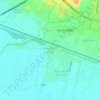 Mapa topográfico Rancaekek Kulon, altitud, relieve