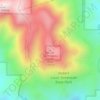 Mapa topográfico Mount Saint Helena South Peak, altitud, relieve