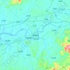 Mapa topográfico 贵溪市, altitud, relieve