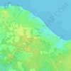 Mapa topográfico Logis des Grainetières, altitud, relieve