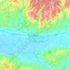 Mapa topográfico Aydın, altitud, relieve