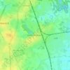 Mapa topográfico Kontich-Kazerne, altitud, relieve
