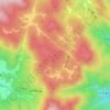 Mapa topográfico 409, altitud, relieve