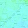 Mapa topográfico Thenkasi, altitud, relieve