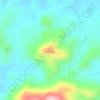 Mapa topográfico Cerro Siska, altitud, relieve