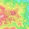 Mapa topográfico Le Pin, altitud, relieve