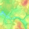 Mapa topográfico Алексино, altitud, relieve
