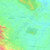 Mapa topográfico Tabir Timur, altitud, relieve