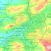 Mapa topográfico Blackburn, altitud, relieve