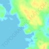 Mapa topográfico Bodskatan, altitud, relieve