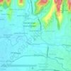 Mapa topográfico Gunungsari, altitud, relieve