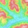 Mapa topográfico Lautern, altitud, relieve