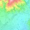 Mapa topográfico Grumolo Pedemonte, altitud, relieve