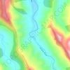 Mapa topográfico Illinbah, altitud, relieve