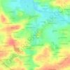 Mapa topográfico Le Bas Olivel, altitud, relieve