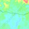 Mapa topográfico Sungai Utik, altitud, relieve