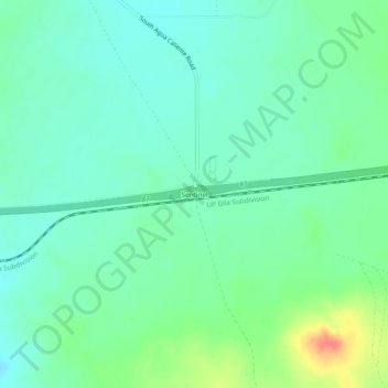 Mapa topográfico Sentinel, altitud, relieve