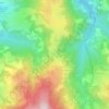 Mapa topográfico Madonna dei Fornelli, altitud, relieve