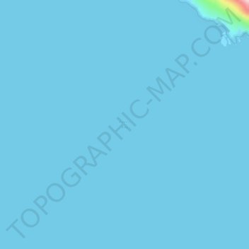 Mapa topográfico Palma Bay, altitud, relieve