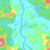 Mapa topográfico Creporizão, altitud, relieve