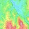 Mapa topográfico Dyo, altitud, relieve