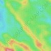 Mapa topográfico Fraser Island, altitud, relieve