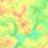 Mapa topográfico Mériadec, altitud, relieve