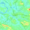 Mapa topográfico Perumbavoor, altitud, relieve