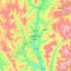 Mapa topográfico 松潘县, altitud, relieve