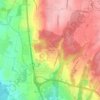 Mapa topográfico Les Esserts, altitud, relieve