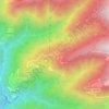Mapa topográfico Alpe Segletta, altitud, relieve