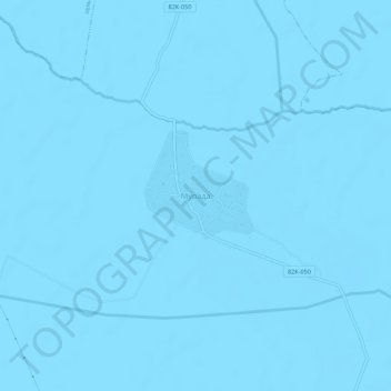 Mapa topográfico Мурада, altitud, relieve