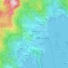 Mapa topográfico 躉場上村, altitud, relieve