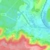 Mapa topográfico Gicourt, altitud, relieve