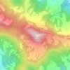 Mapa topográfico Saddleback Mountain, altitud, relieve