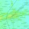 Mapa topográfico Mayiladuthurai, altitud, relieve